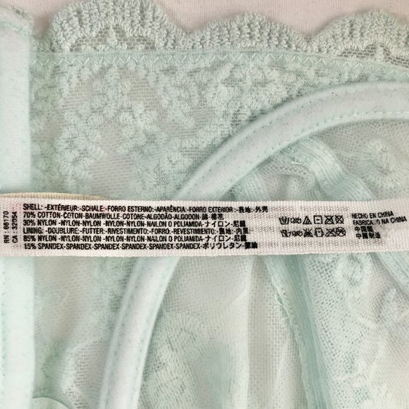 New Free People Daydreamer Ice Fog Lace Bra - Picture 12 of 14